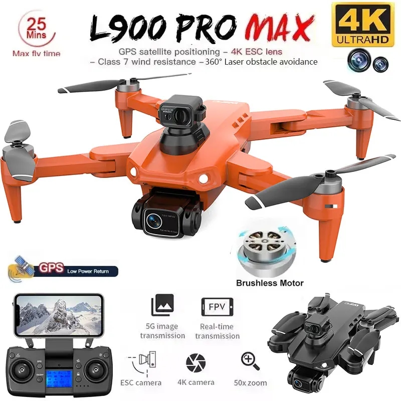 Drone Rc Foldable - L900 Pro MAX GPS 드론 4K