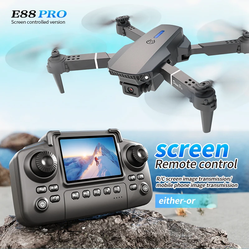 Drone Rc Foldable - 전문 E88 프로 드론 스크린 8K