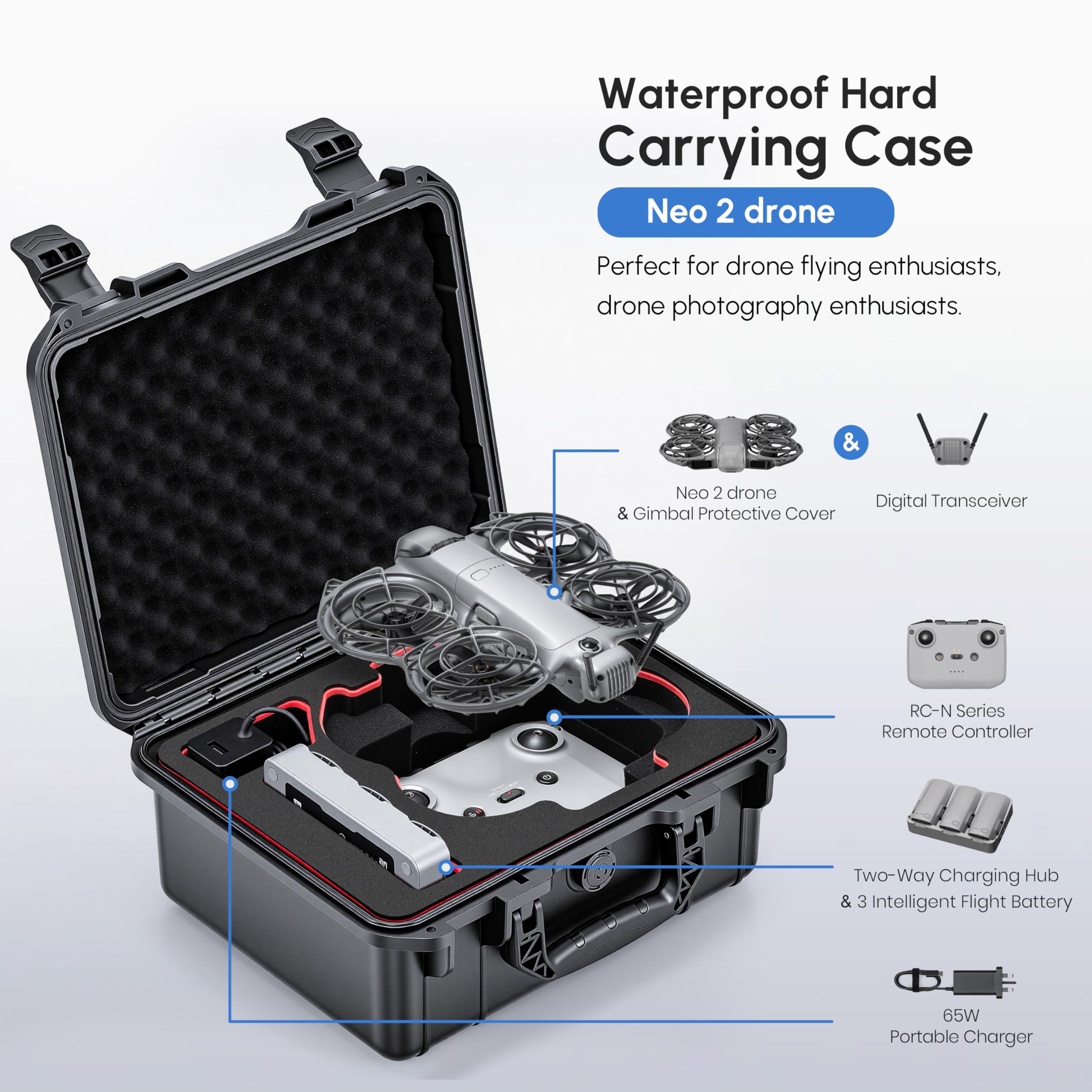 Drone Neo Rc - NEO 2 케이스, DJI Neo 2