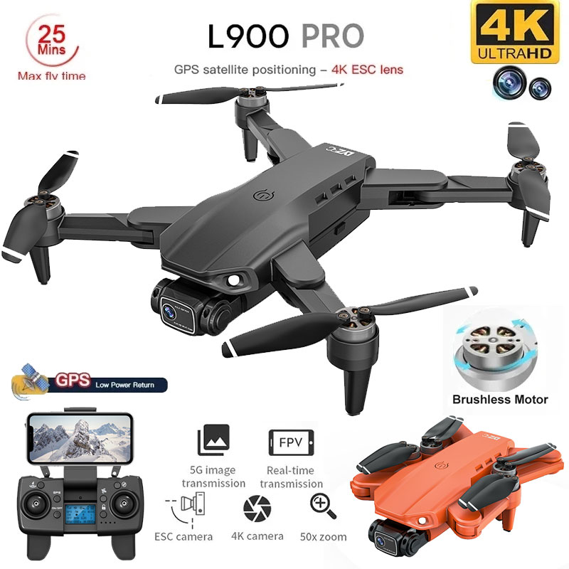Drone Rc Foldable - L900 Pro GPS 드론 4K 전문