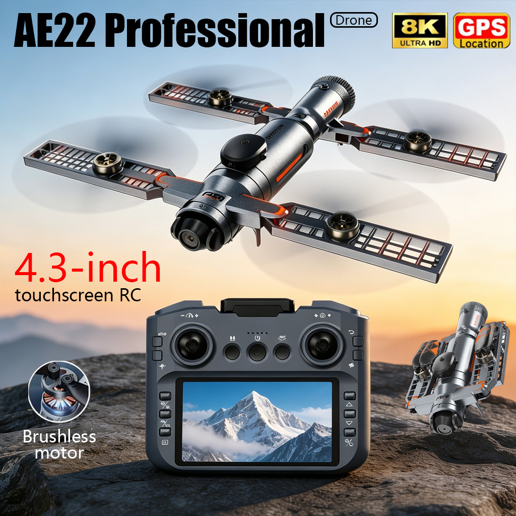 Drone Rc Foldable - 업그레이드된 AE22 PRO MAX 접이식 드론