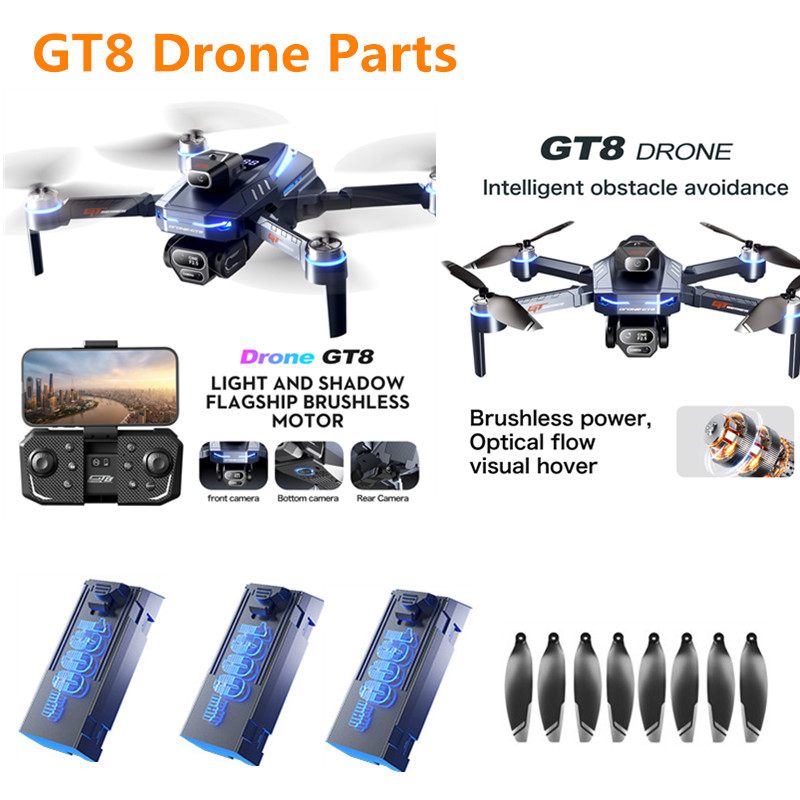 Drone Gt8 Rc - GT8 RC 드론 3.7V 1300Mah 배터리/프로펠러