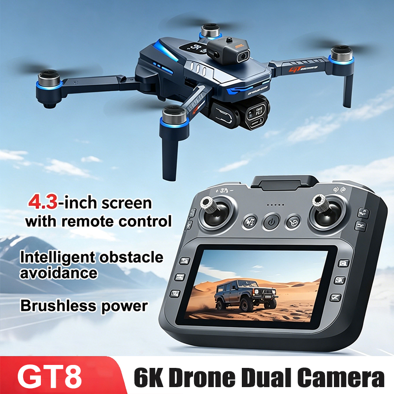 Drone Gt8 Rc - 3.7V 1300mAh GT8 드론 4.3인치 스크린