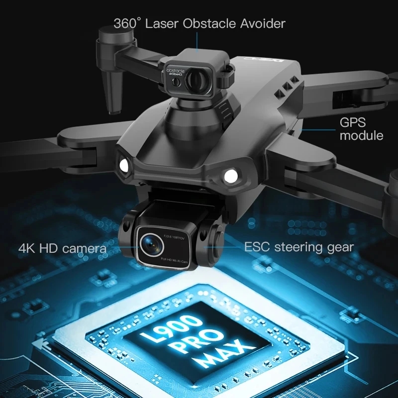 L900 Pro MAX GPS 드론 4K 전문 HD 듀 - Drone Rc Foldable 리뷰 및 가격