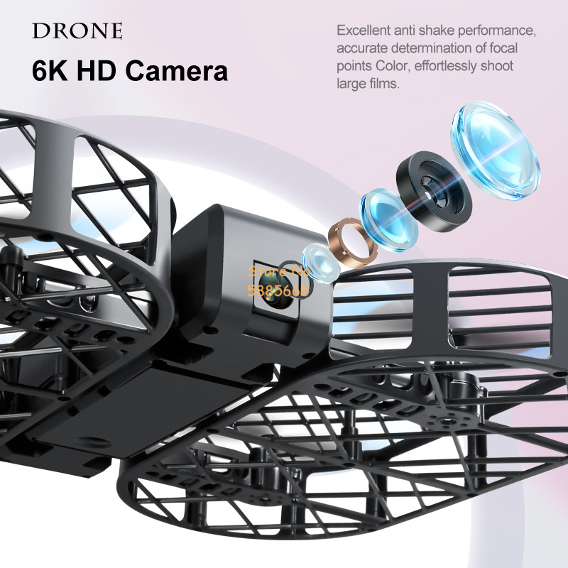 8K HD 카메라 360 °   보호 광학 흐름 위치  - Drone Rc Foldable 리뷰 및 가격