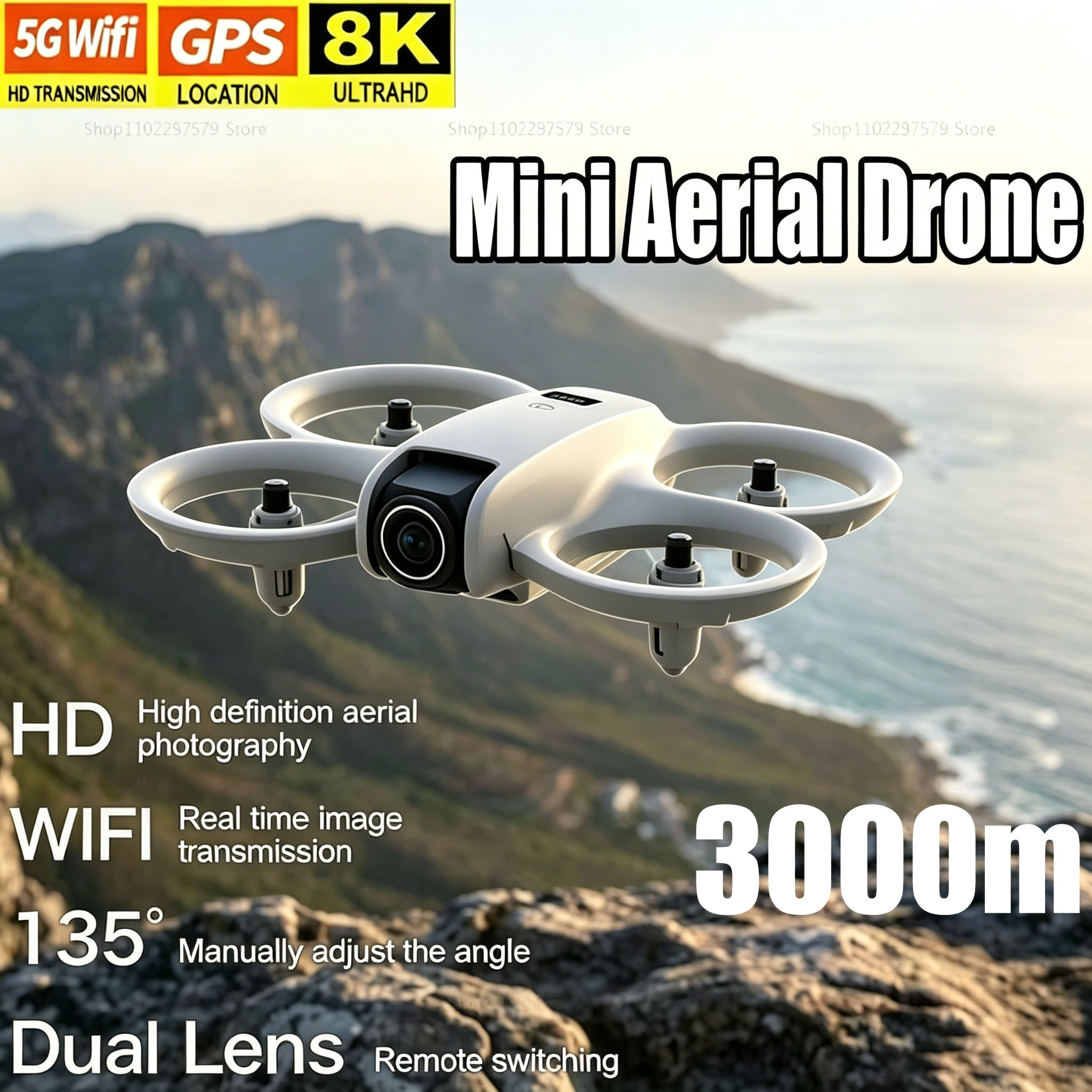 8K HD 카메라가 장착된 미니 드론 FPV 접이식 쿼 - Drone Rc Foldable 리뷰 및 가격