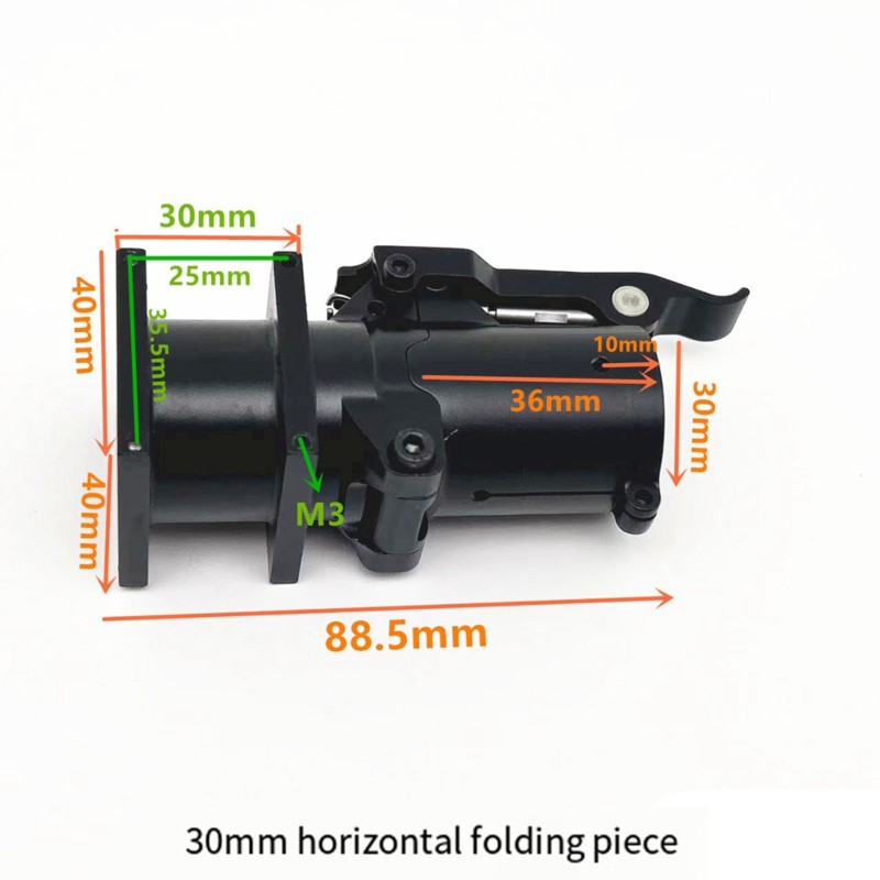 30mm 수평 접이식 퀵 릴리스 카본 튜브 접이식 연결 - Drone Rc Foldable 리뷰 및 가격