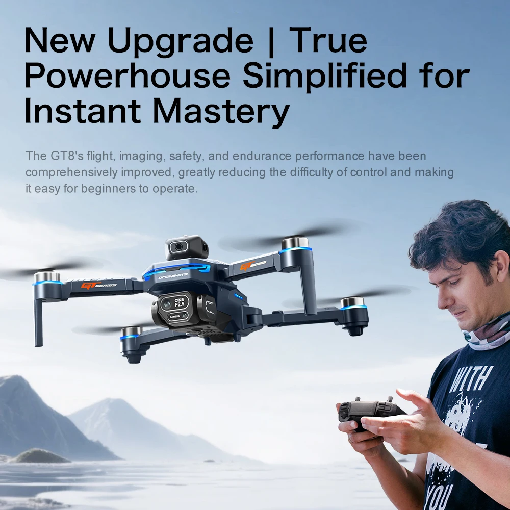 레노버 GT8 드론 8K 카메라, 대형 스크린 리모컨, - Drone Gt8 Rc 리뷰 및 가격
