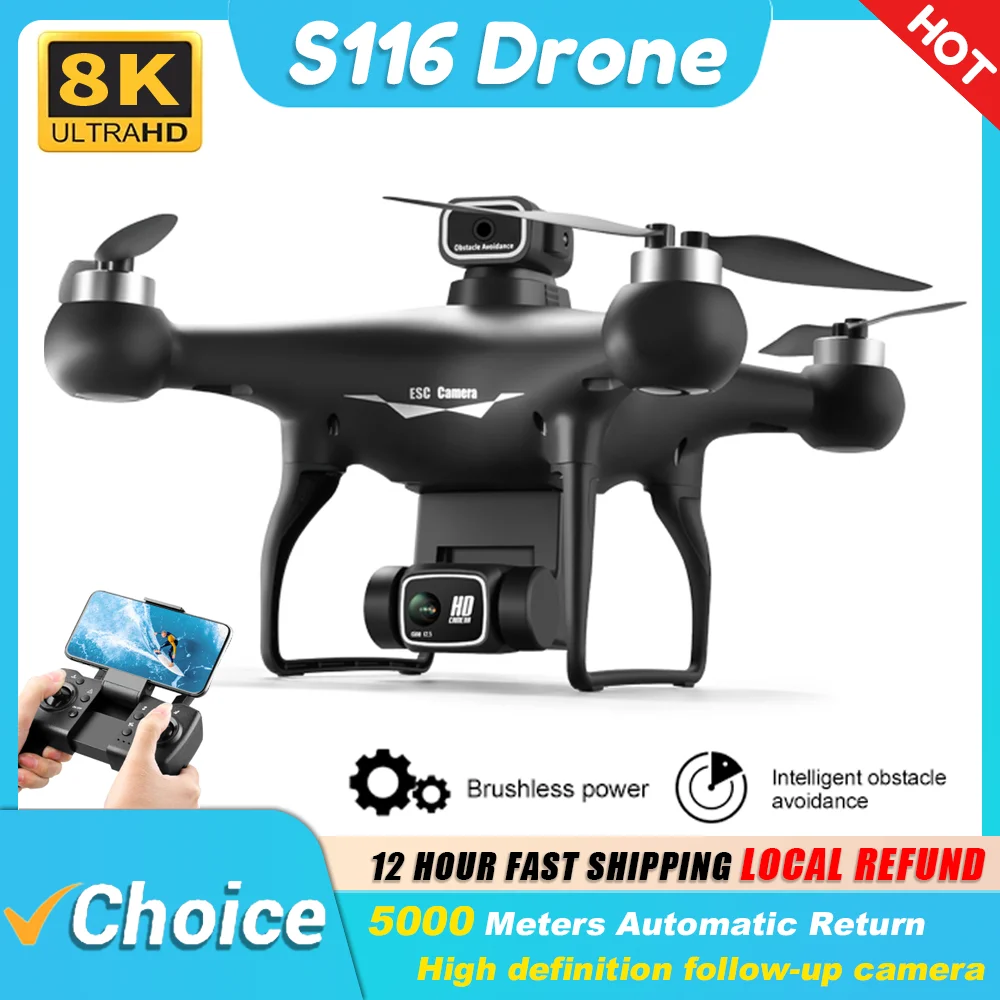 S116 MAX 엘프 드론 전문가용 5G 8K 듀얼 E - Drone Rc S116 리뷰 및 가격
