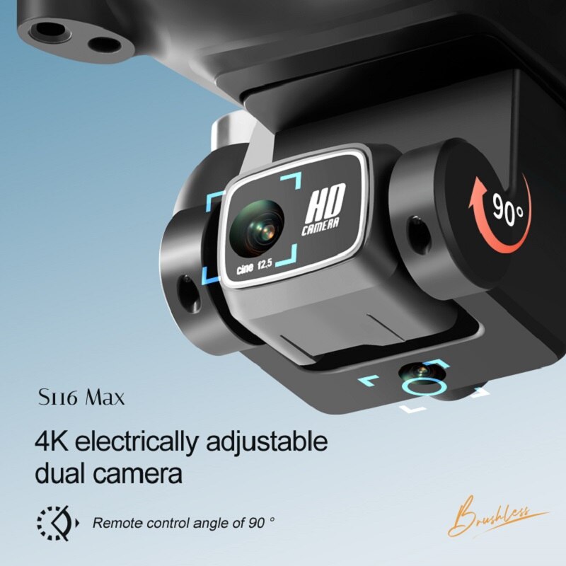 S116 MAX 엘프 드론 프로페셔널 5G 8K 듀얼  - Drone Rc S116 리뷰 및 가격
