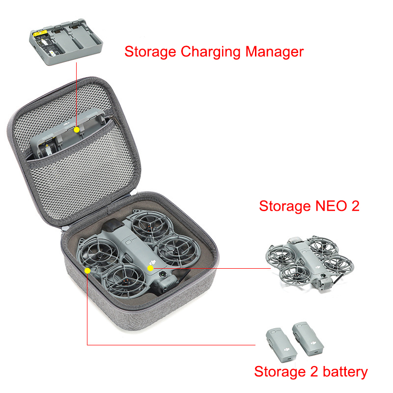 DJI NEO 2 충격 방지 케이스 하드 쉘 케이스 휴 - Drone Neo Rc 리뷰 및 가격